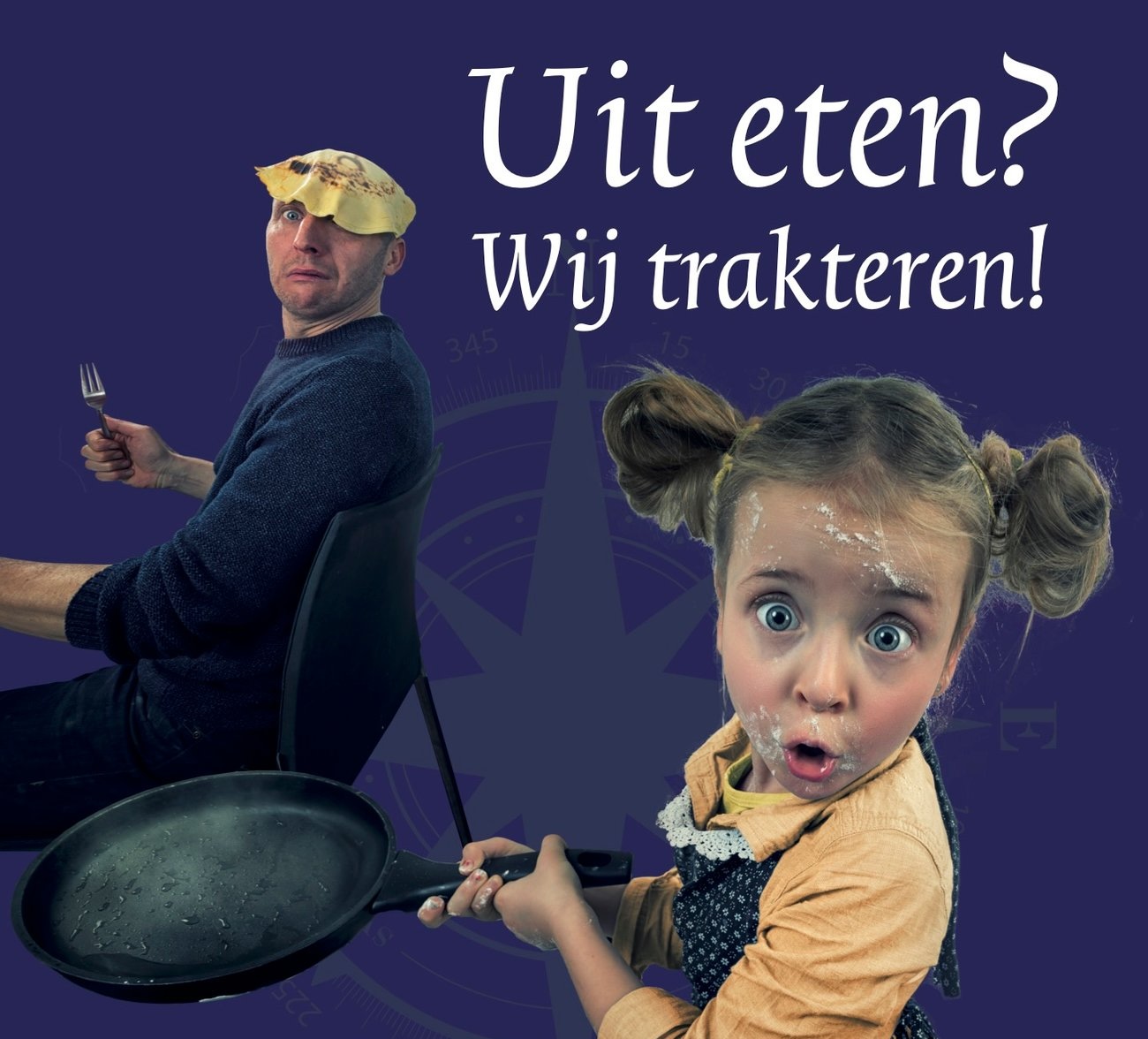 Uit eten, wij trakteren...